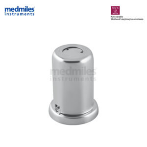 Pojemnik do waty stal nierdzewna 75x50mm