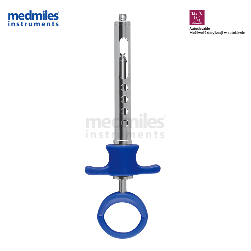 Strzykawka karpula z aspiracją standardowa z grotem - obrazek 2
