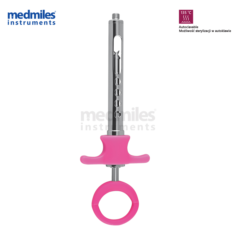 Strzykawka karpula z aspiracją standardowa z grotem