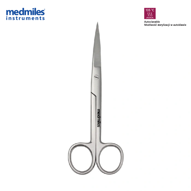 Nożyczki standardowe ostro-tępe zagięte